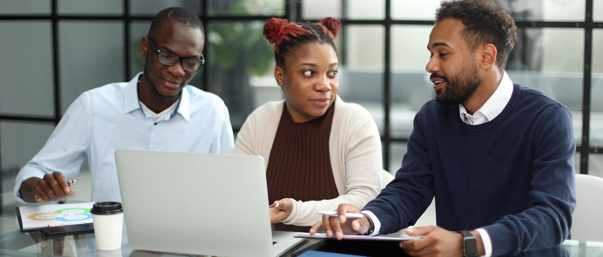 3Sixty Africa team collaborating on client work